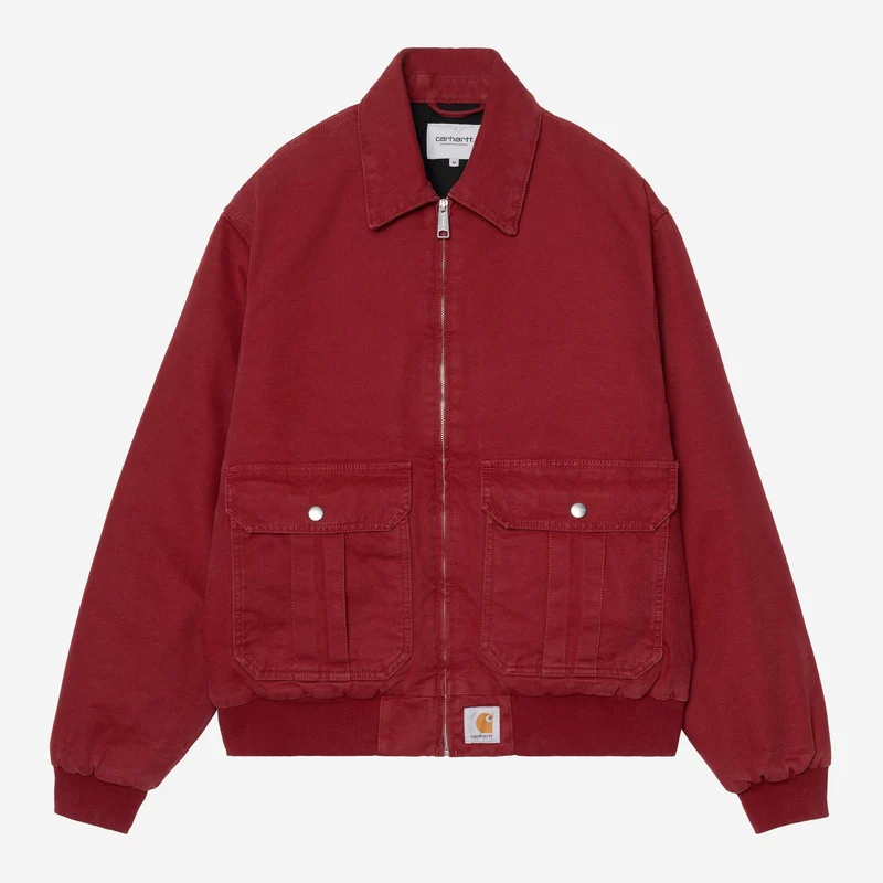 Carhartt WIP Herr Stanton Jacka | Scharlakansröd