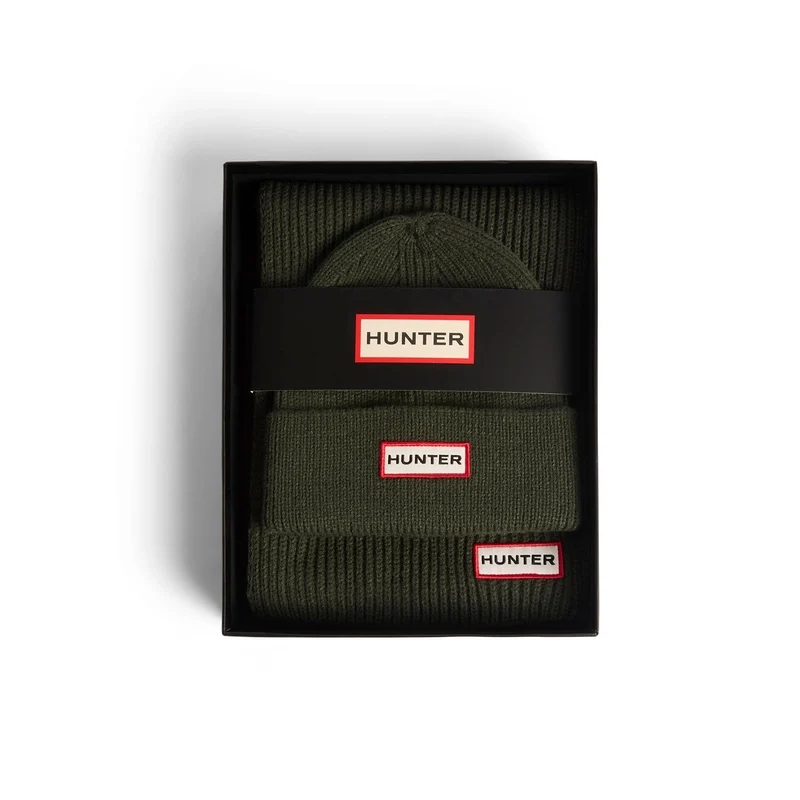 Hunter Jura Halsduk Och Mössa Box Set | Kambaba Grön