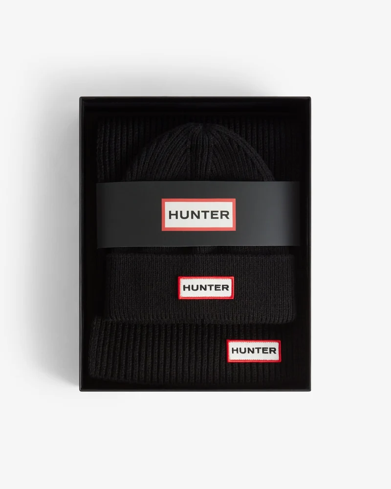 Hunter Jura Halsduk Och Mössa Box Set | Svart