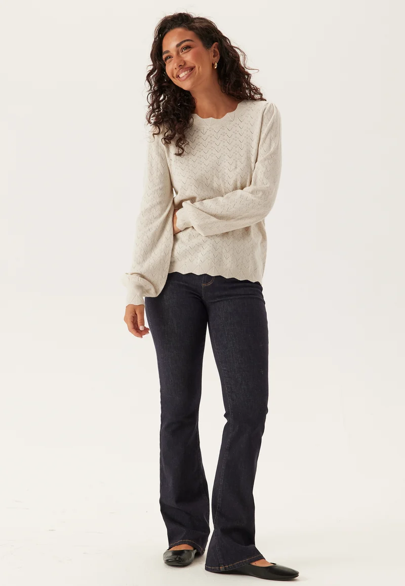 Viemi O-neck L/S KNIT TOP KNIT