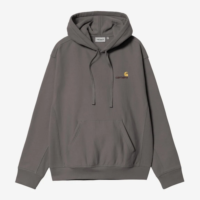 Carhartt WIP Herr American Script Hoodie | Porphyry