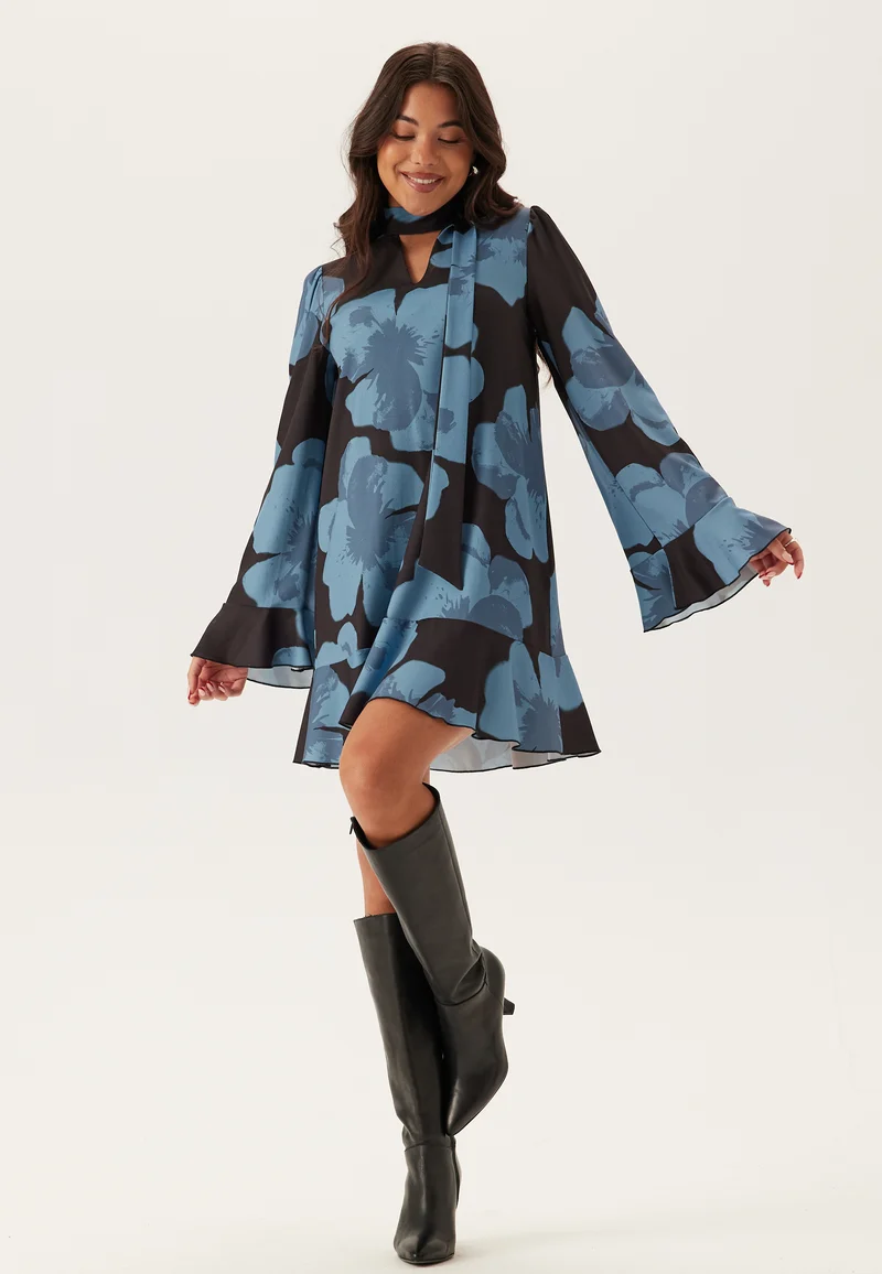 Scarf L/S Dress