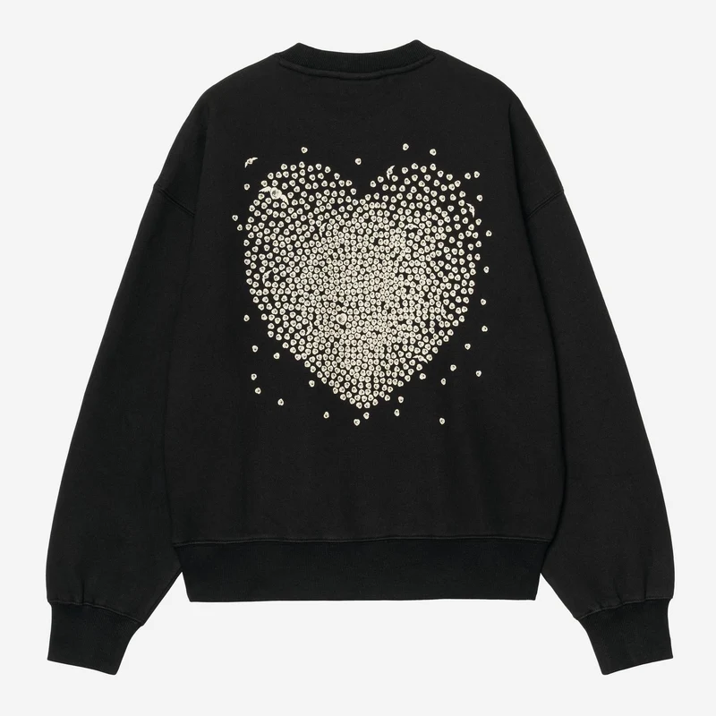 Carhartt Damtröja med logotyp Hearts of Hartts | Svart