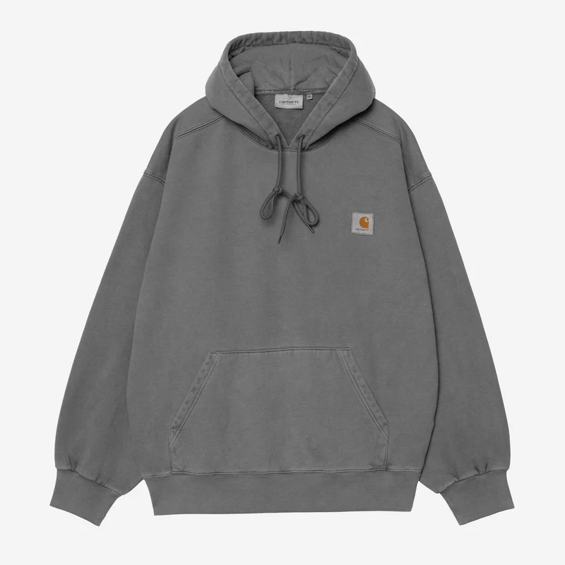 Carhartt WIP Vista Sweat-hoodie för män | Svart, garmentfärgad