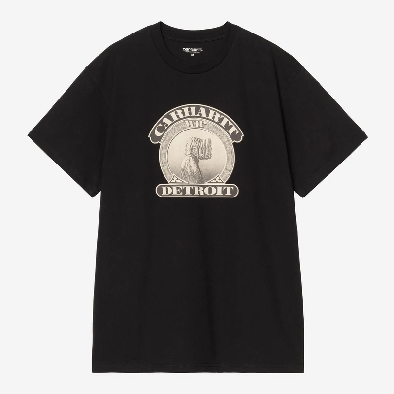 Carhartt WIP Herr T-shirt med kallt tryck | Svart