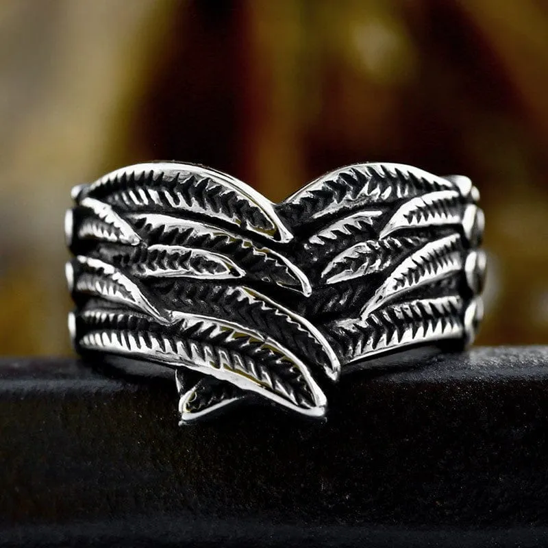 Punk Wing Ring för män