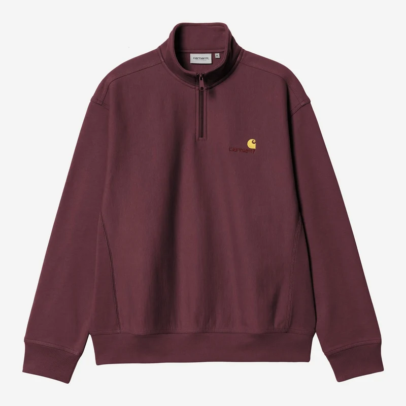 Carhartt WIP Herr Halv dragkedja American Script Träningströja | Rondo