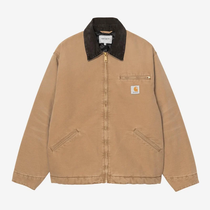 Carhartt WIP Herr OG Detroit Jacka | Hamilton Brown / Tobacco Stone Canvas