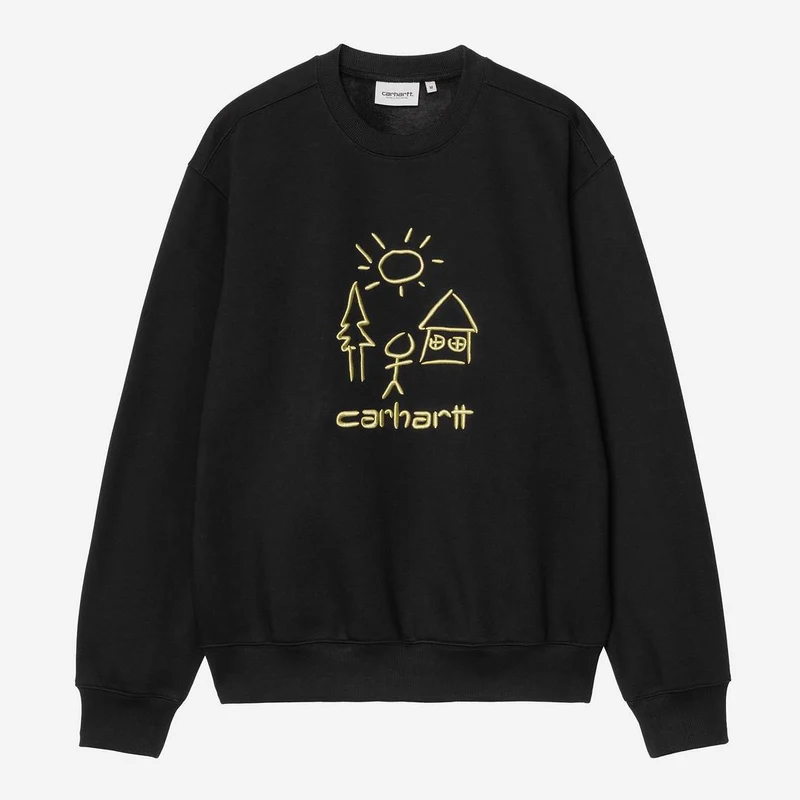Carhartt WIP Mästerverkströja för män | Svart