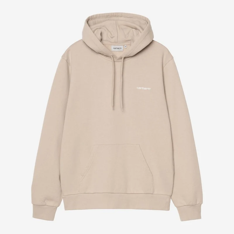 Carhartt WIP Man Script Embroidery Hoodie | Fleur De Sel