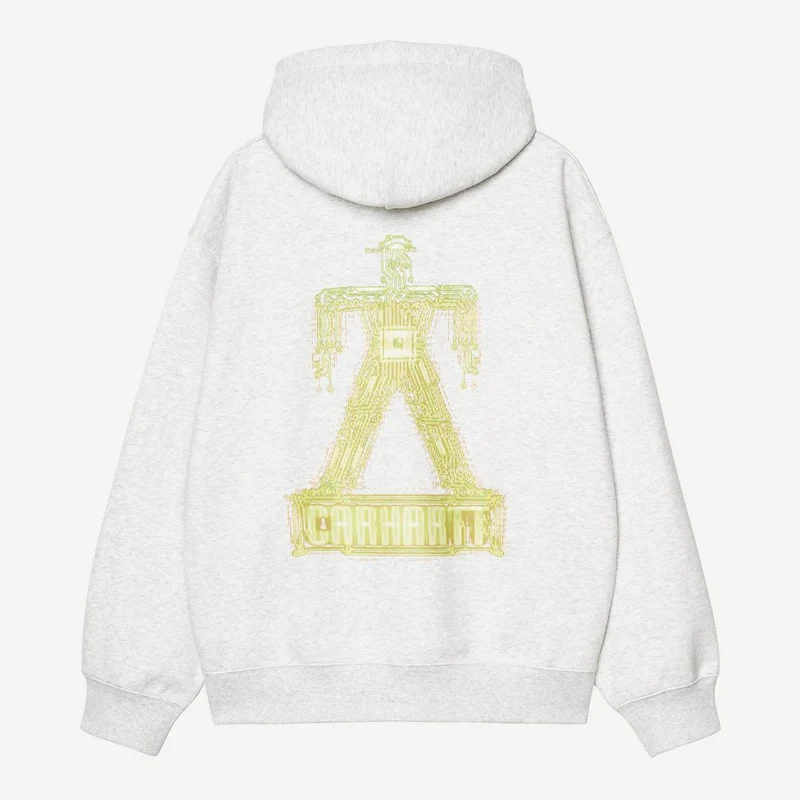 Carhartt WIP Herr Electric Boogie Hoodie | Ash Heather