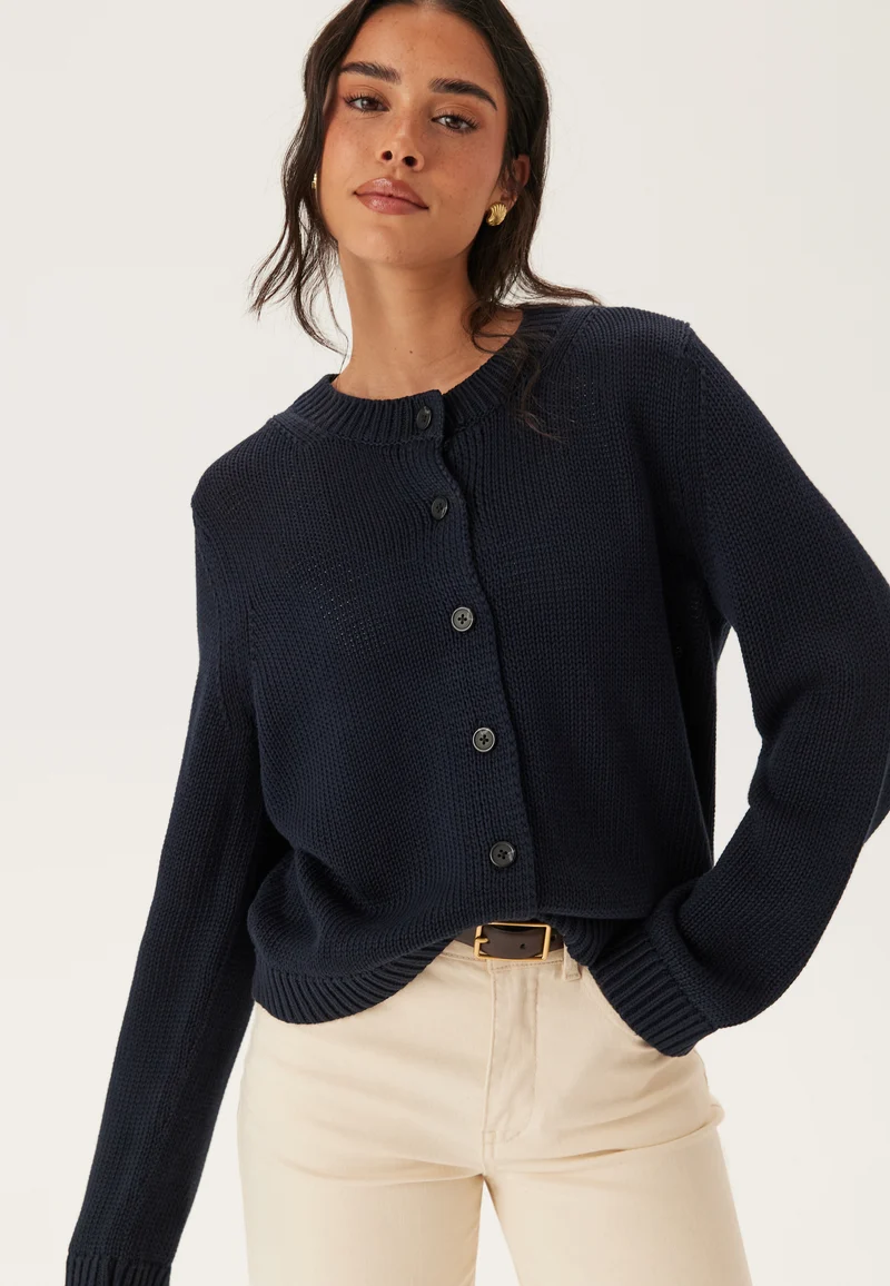 Slfivy Ls Knit O-neck Cardigan
