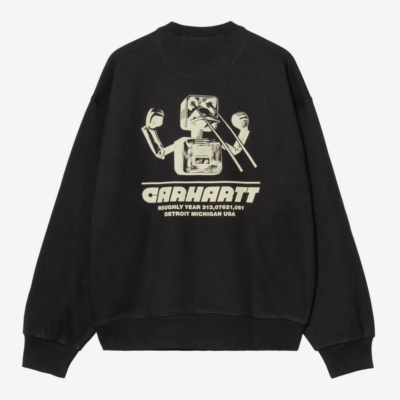 Carhartt WIP Herr Wiptopia Sweatshirt | Svart