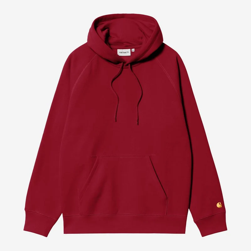 Carhartt WIP Herr Chase Hoodie | Scharlakansröd