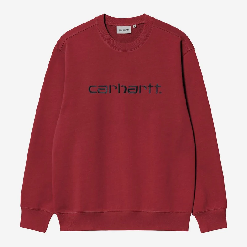 Carhartt WIP Herr Carhartt WIP Träningstopp | Scharlakansröd / Grafitgrå