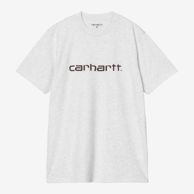 Carhartt WIP Herr Script T-shirt | Ash Heather