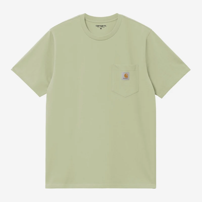 Carhartt WIP Herr T-shirt med ficka | Ljusoliv