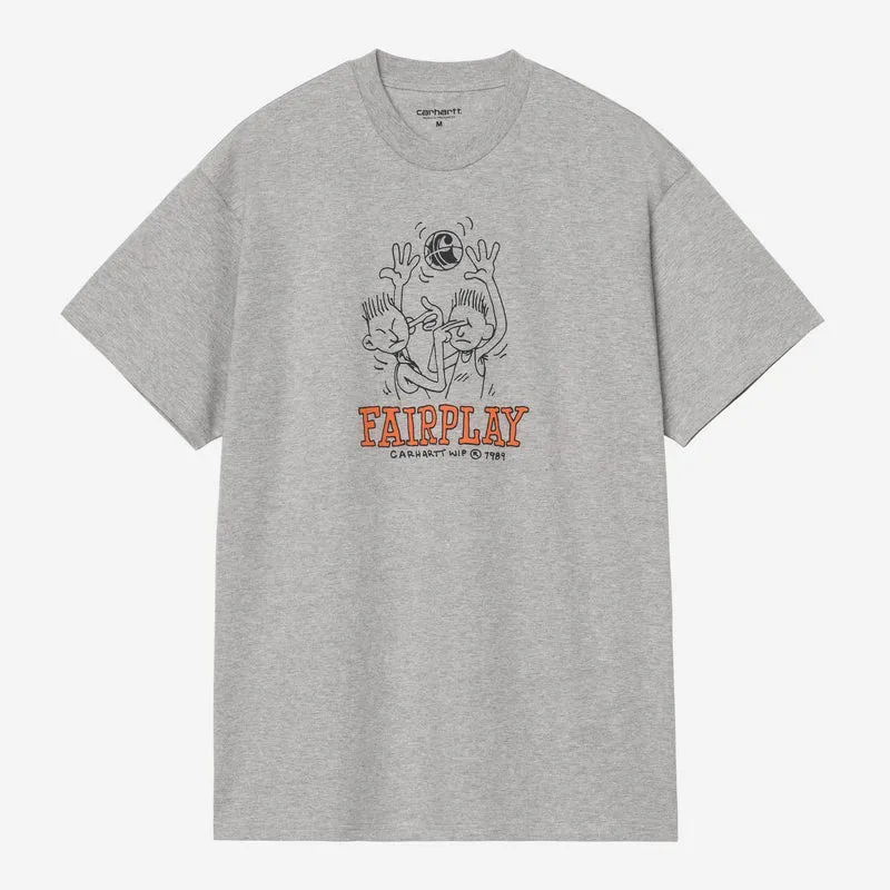 Carhartt WIP Herr Fairplay T-shirt | Grå Ljung