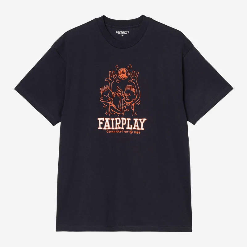 Carhartt WIP Herr Fairplay T-shirt | Mörkblå