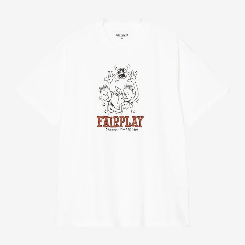 Carhartt WIP Herr Fairplay T-shirt | Vit