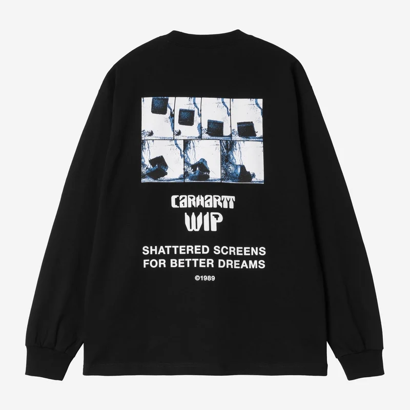 Carhartt WIP Herr Better Dreams långärmad T-shirt | Svart