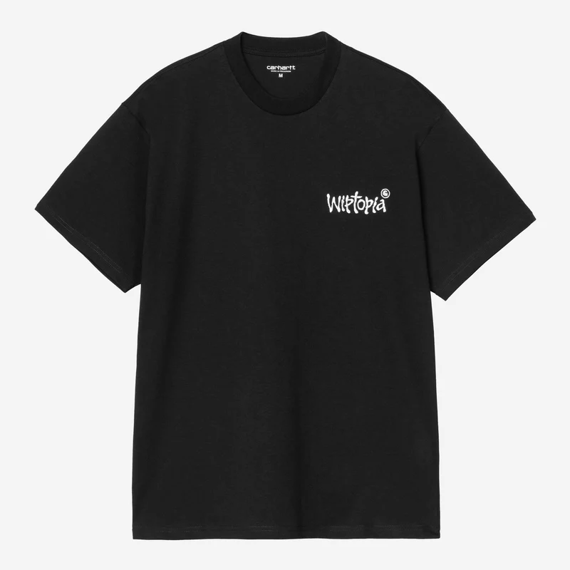 Carhartt WIP Herr T-shirt med tryck i form av Wiptopia | Svart