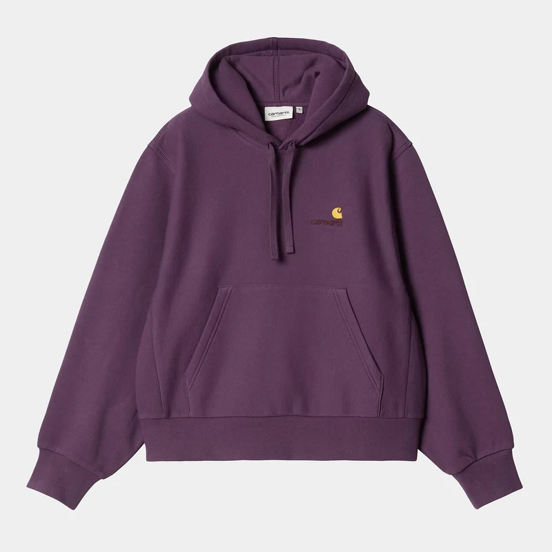 Carhartt WIP Kvinnor American Script Mjukisbyxa med huva | Huckleberry