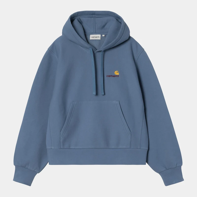 Carhartt WIP Kvinnor American Script Träningströja med huva | Sorrent