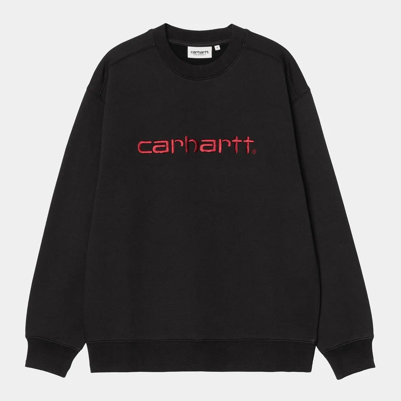 Carhartt WIP Kvinnor Carhartt Träningstopp | Svart / Scharlakansröd