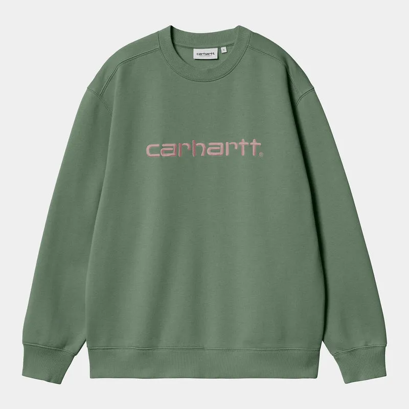 Carhartt WIP Kvinnor Carhartt Träningstopp | Park / Hortensia