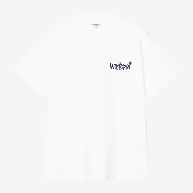 Carhartt WIP Herr T-shirt med tryck i form av Wiptopia | Vit