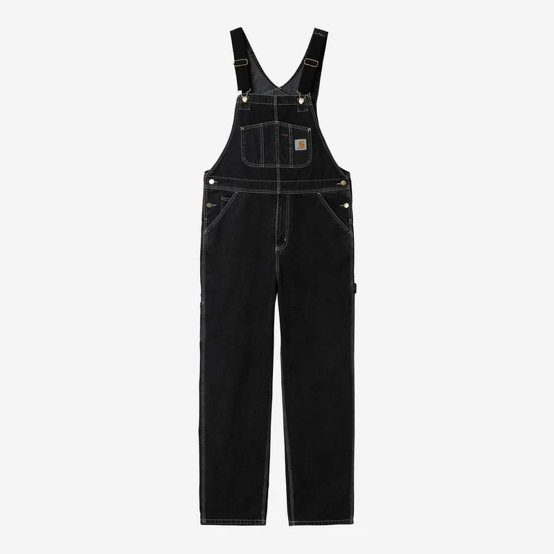Carhartt WIP Norco Denim Bib Overall Herr | Svart Stentvättad