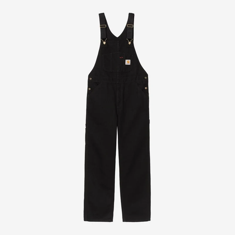 Carhartt WIP Dearborn Canvas Bib Overall Herr | Svart Sköljd