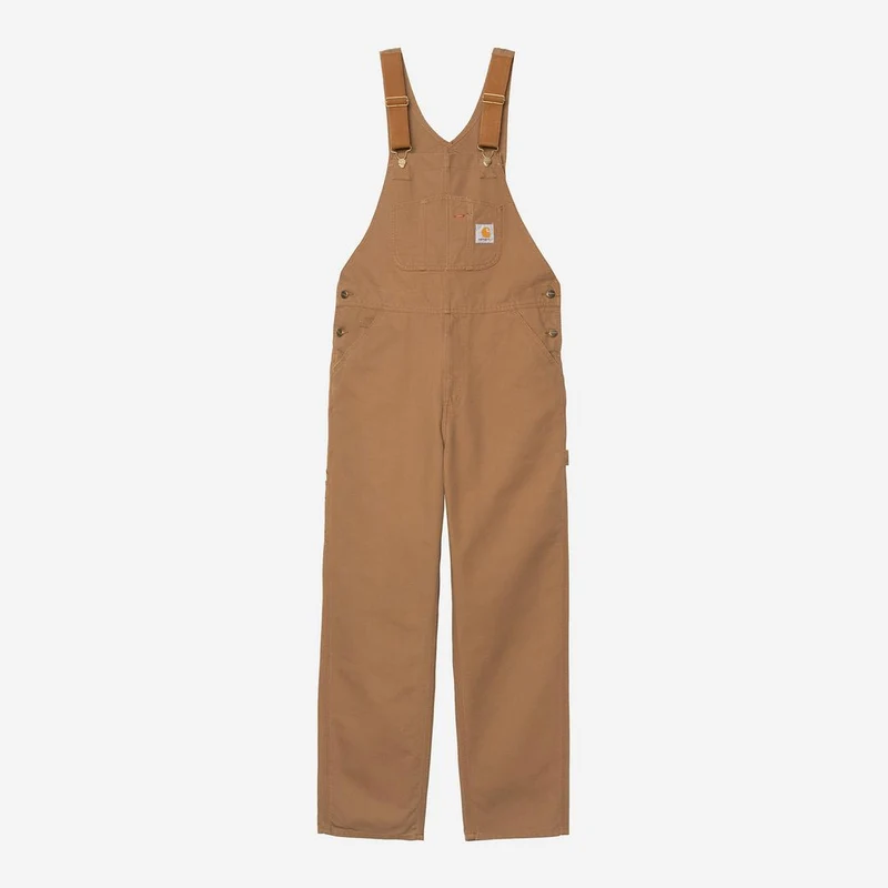 Carhartt WIP Dearborn Canvas Bib Overall Herr | Hamilton Brun Sköljd