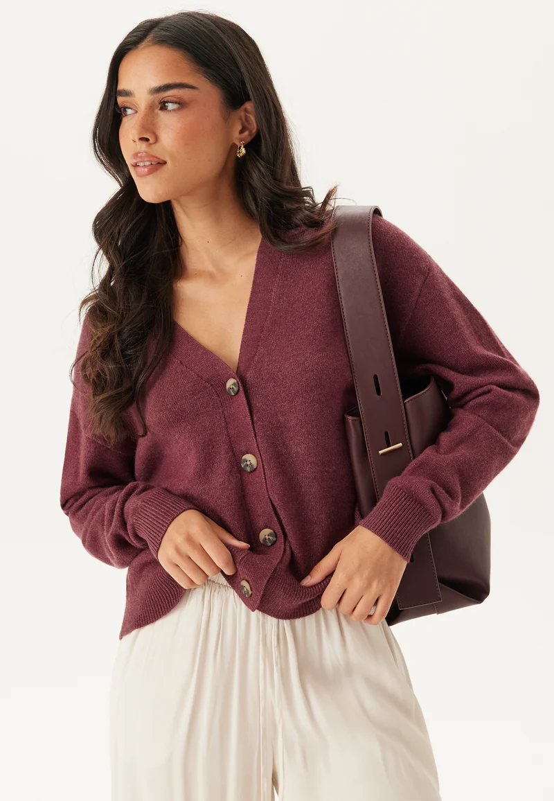 Viril V-neck Knit Cardigan