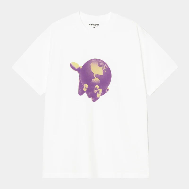 Carhartt WIP Herr T-shirt med tryck | Vit