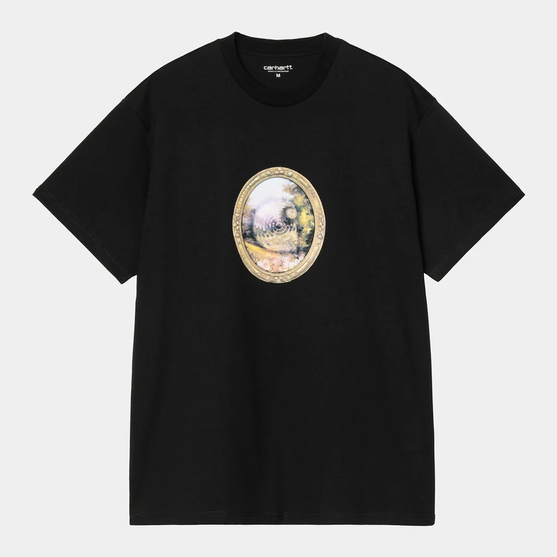 Carhartt WIP Herr Spegel T-shirt | Svart