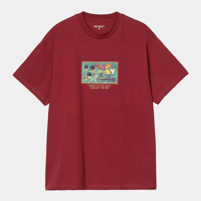 Carhartt WIP Herr Cream of the Crop T-shirt | Scharlakansröd