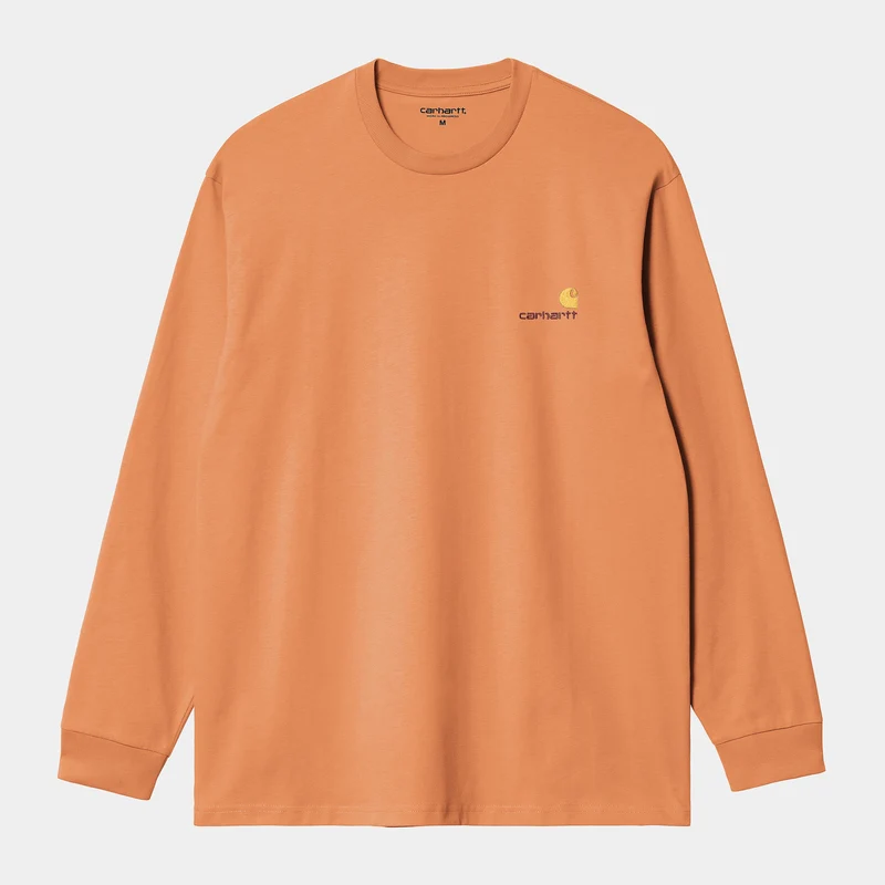 Carhartt WIP Herr American Script Långärmad T-shirt | Redhaven