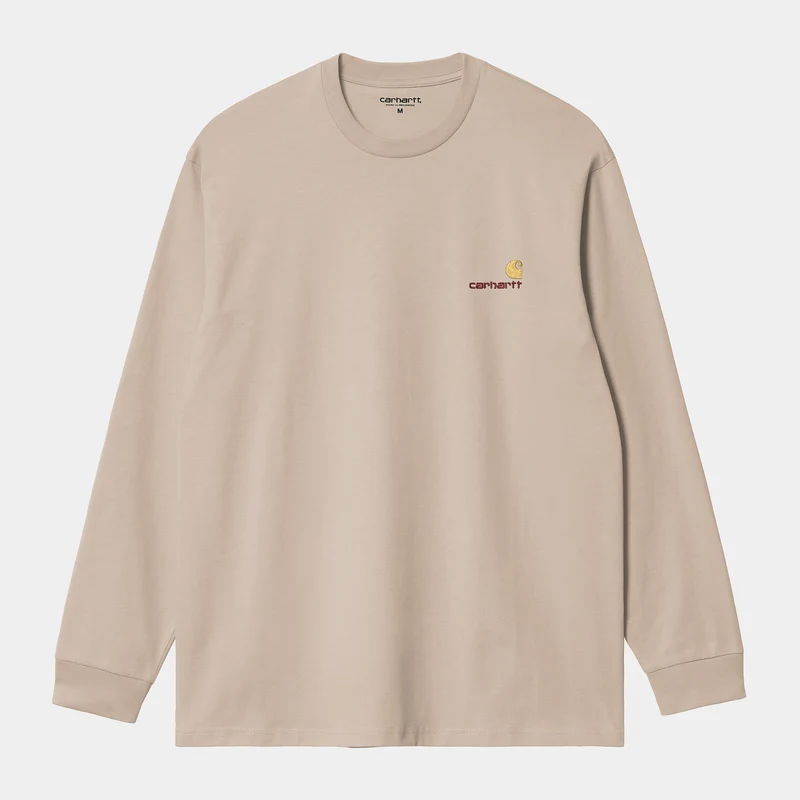 Carhartt WIP Herr American Script Långärmad T-shirt | Fleur De Sel