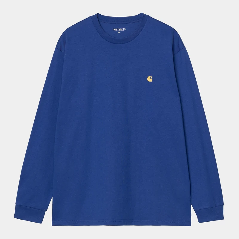 Carhartt WIP Herr Chase långärmad T-shirt | Wolfsbane
