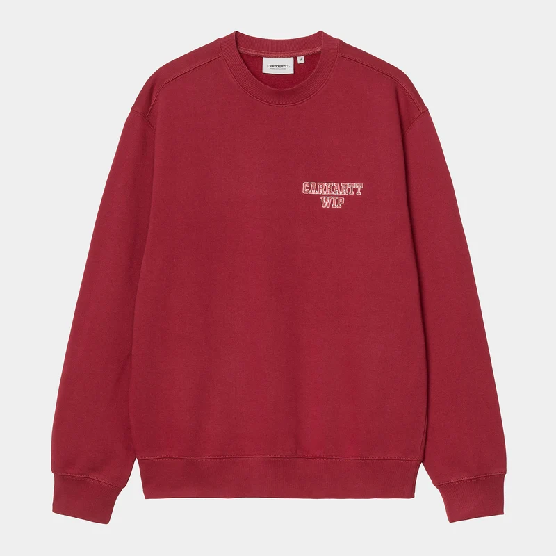 Carhartt WIP Herr Alumni Sweatshirt | Scharlakansröd