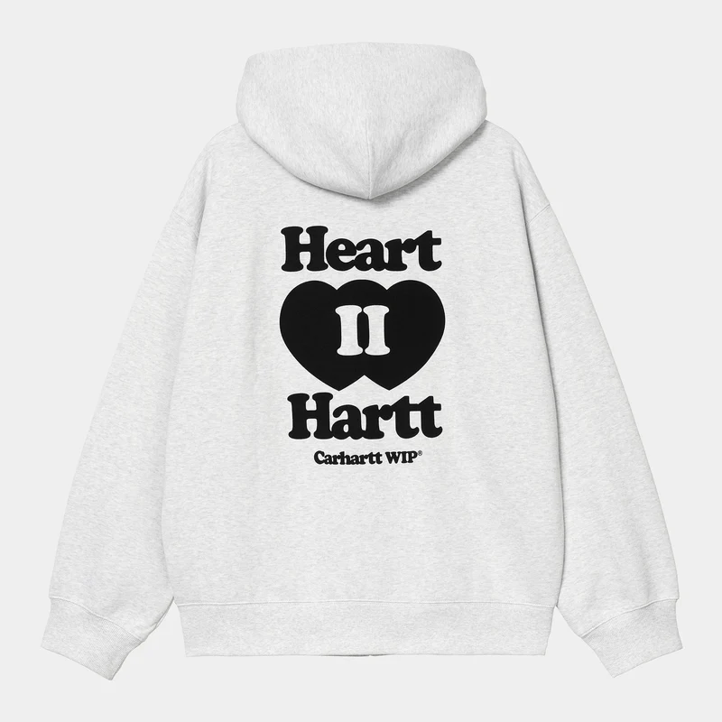Carhartt WIP Herr Heart II Hartt Sweatshirt | Ash Heather