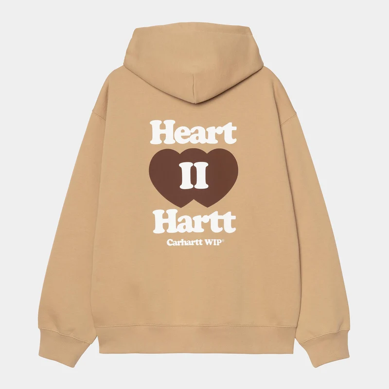 Carhartt WIP Herr Heart II Hartt Sweatshirt | Dusty Hamilton Brown