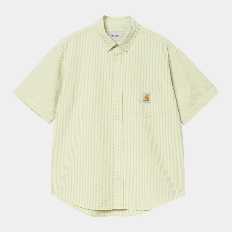 Carhartt WIP Randig Toland-skjorta för män | Ljusoliv