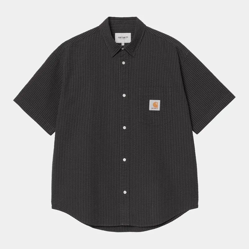 Carhartt WIP Herr Toland Randig Skjorta | Svart