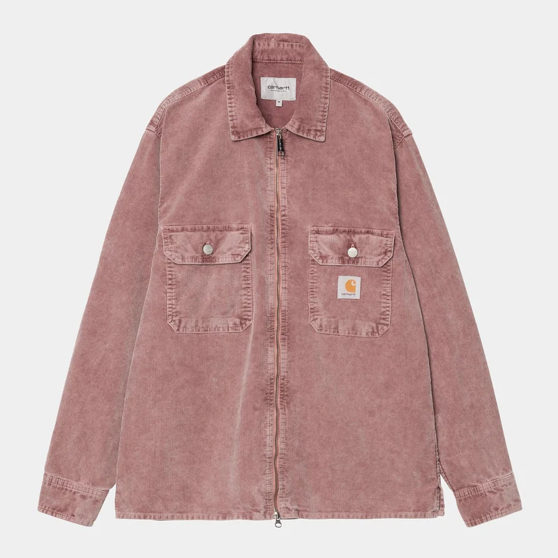 Carhartt WIP Reynold skjortjacka för män | Mörkrosa