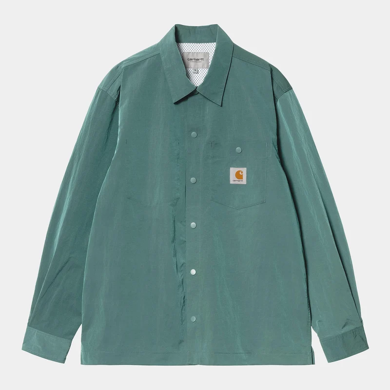 Carhartt WIP Herr Canby Skjortajacka | Silver Pine