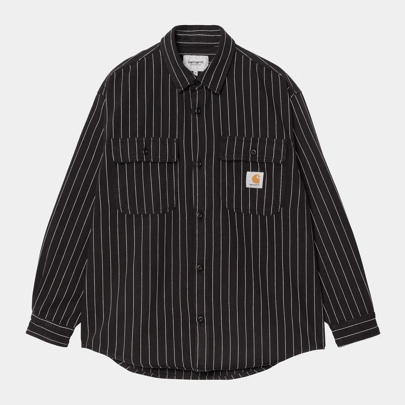 Carhartt WIP Herr Hendry Skjortjacka | Svart