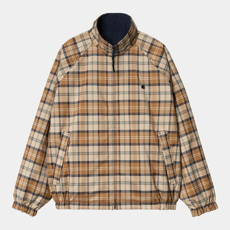 Carhartt WIP Vändbar planerjacka för män | Wall / Air Force Blue